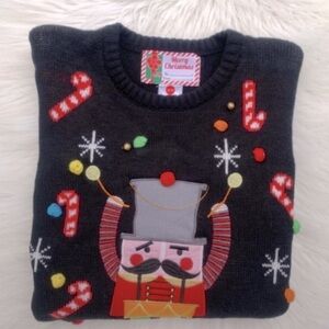 Nutcracker Light Up “Ugly Christmas” Sweater S